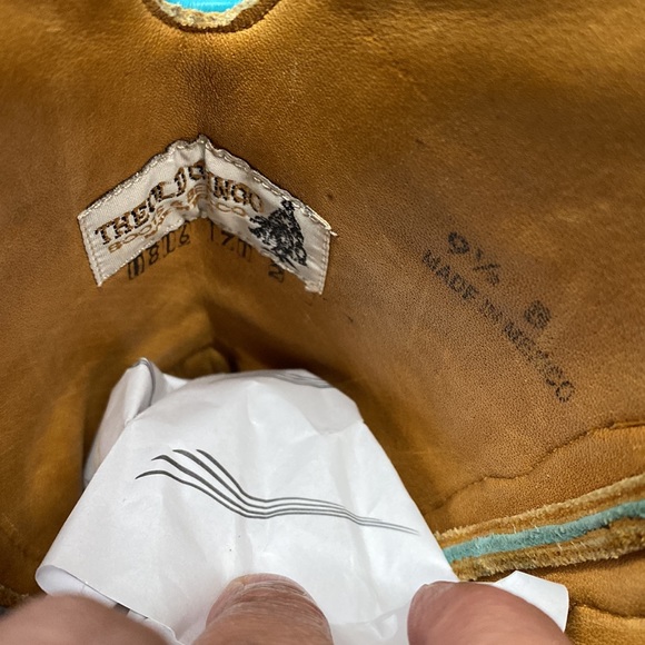 Old Gringo hand embroidered in turquoise cowgirl boots Retail 550 - Picture 5 of 8